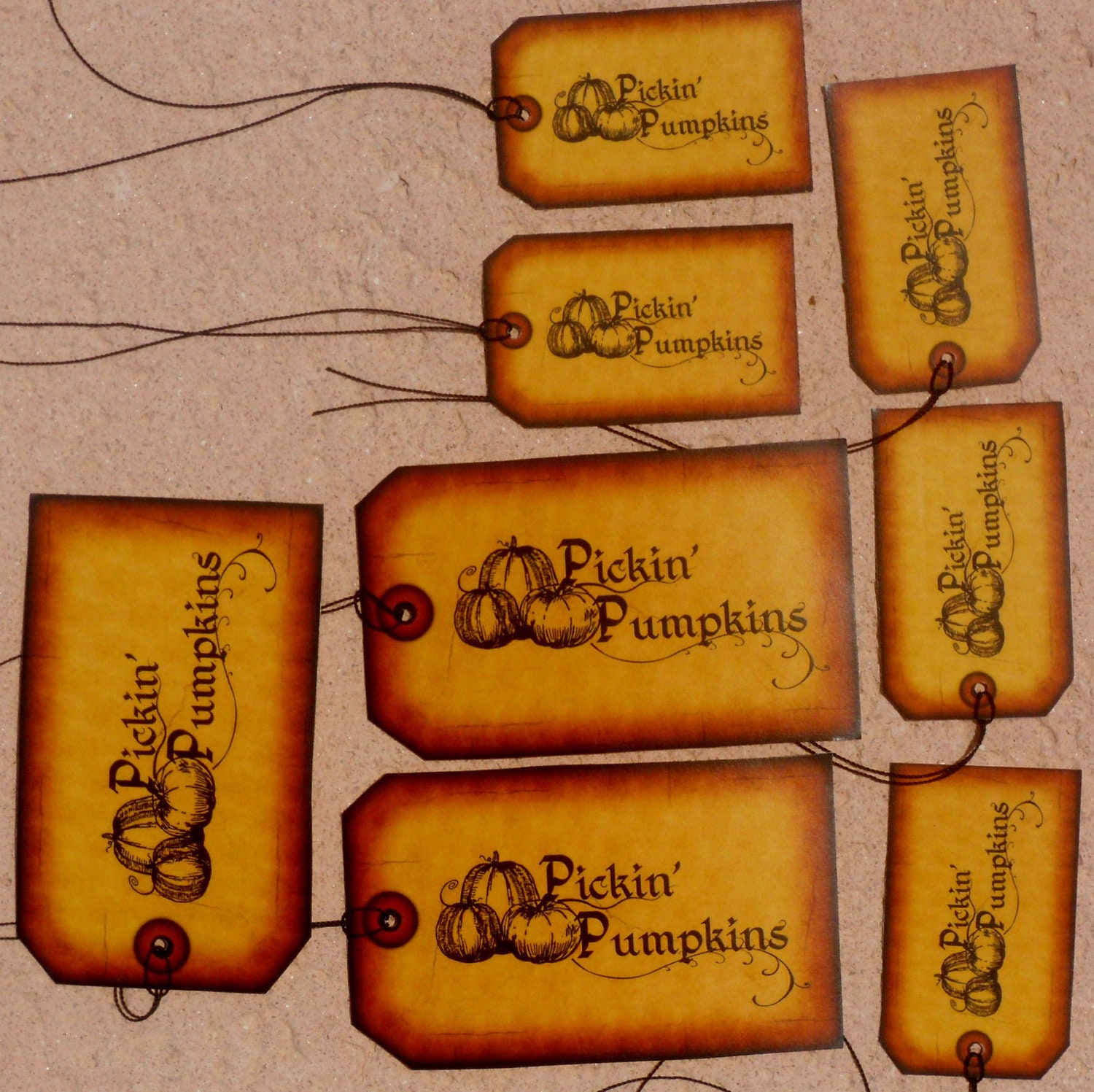 Fall Prim Pumpkins Autumn Hang Tags FREE by pumpkinpatch5 on Etsy