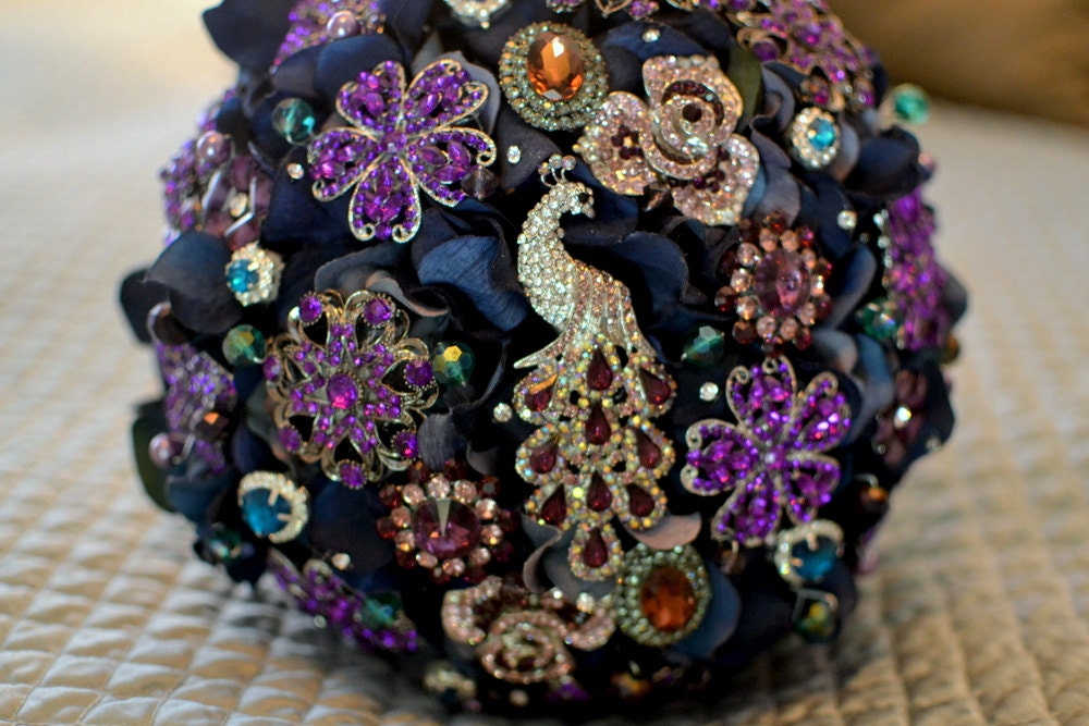 Reserved for Jessamyn -- remaining balance on brooch bouquet