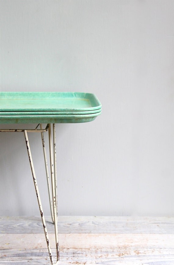 Vintage Melamine Cafeteria Tray - Extra Large