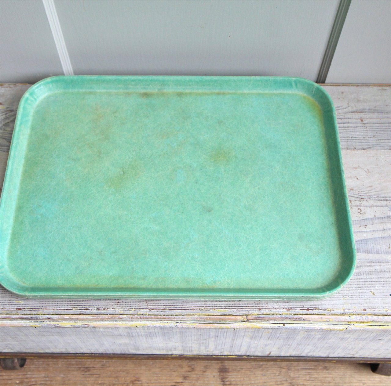 Vintage Melamine Cafeteria Tray - Extra Large