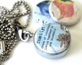 Bird Locket Necklace - Birds Nest Locket - Magnetic Necklace by Polarity - Mini