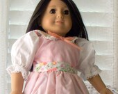 American Girl Doll Clothes - Blue Floral print - Fits American Girl Doll or 18 inch doll