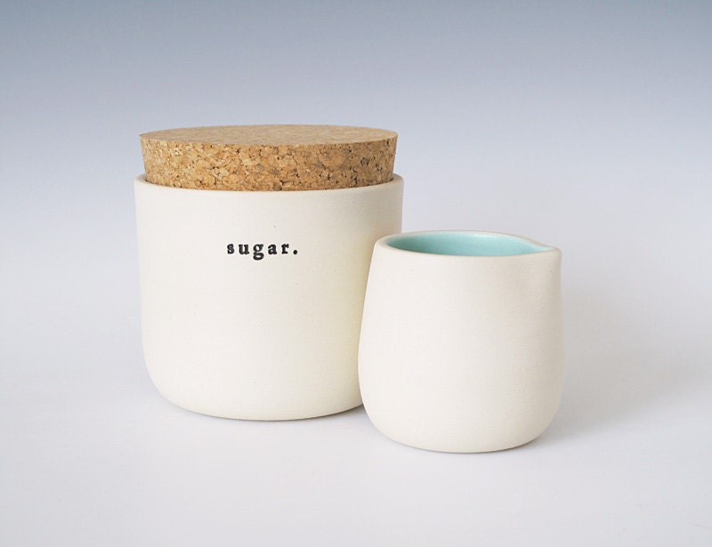 cream & sugar set.