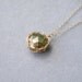 Gold Pyrite Necklace, Crochet Gold Filled Wire, OOAK