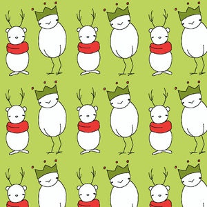 Santa Claus is Coming to Town by Creative Thursday, Little Pageant in green, 1 yard