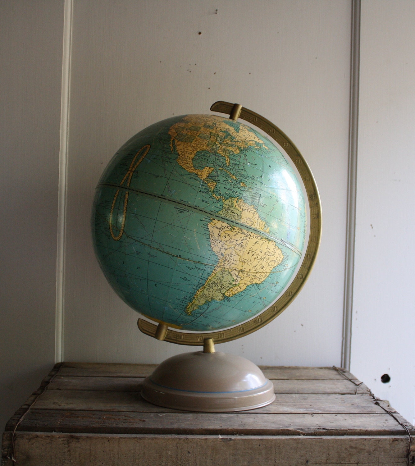 vintage globe