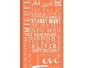 Typography "ELITE" Series Word Art Canvas art personalized Words and phrases wall art 18x24