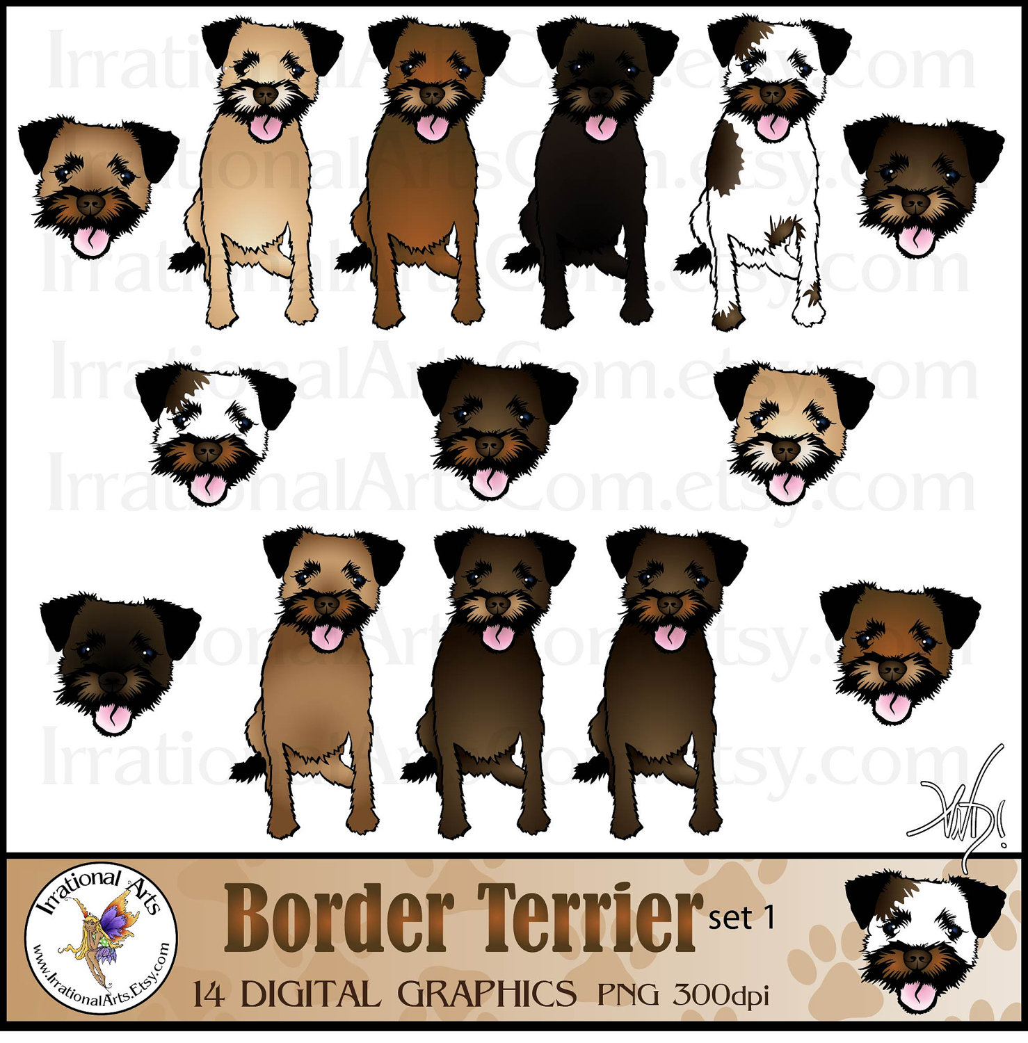 clip art border terrier - photo #35