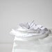 4 White Paper Flower Adornments Stitched Embossed