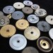 Antique Vintage Clock Watch Parts Cogs Gears Assemblage Steampunk Industrial Art Goodies C80