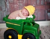 Custom Crochet Hard Hat Baby Hat