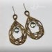 Twigs with flowers - earrings