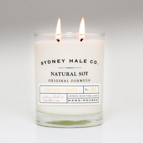 soy candle - GRAPEFRUIT and ORANGE