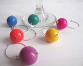 Gumball Wine Charms