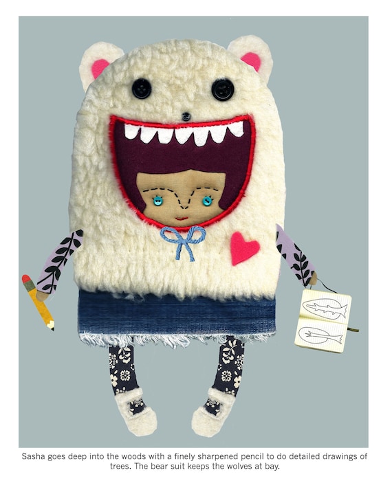 Sasha In Her Bear Suit