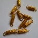 Clasp, barrel, gold-finished brass, 9x4mm. Sold per pkg of 10.