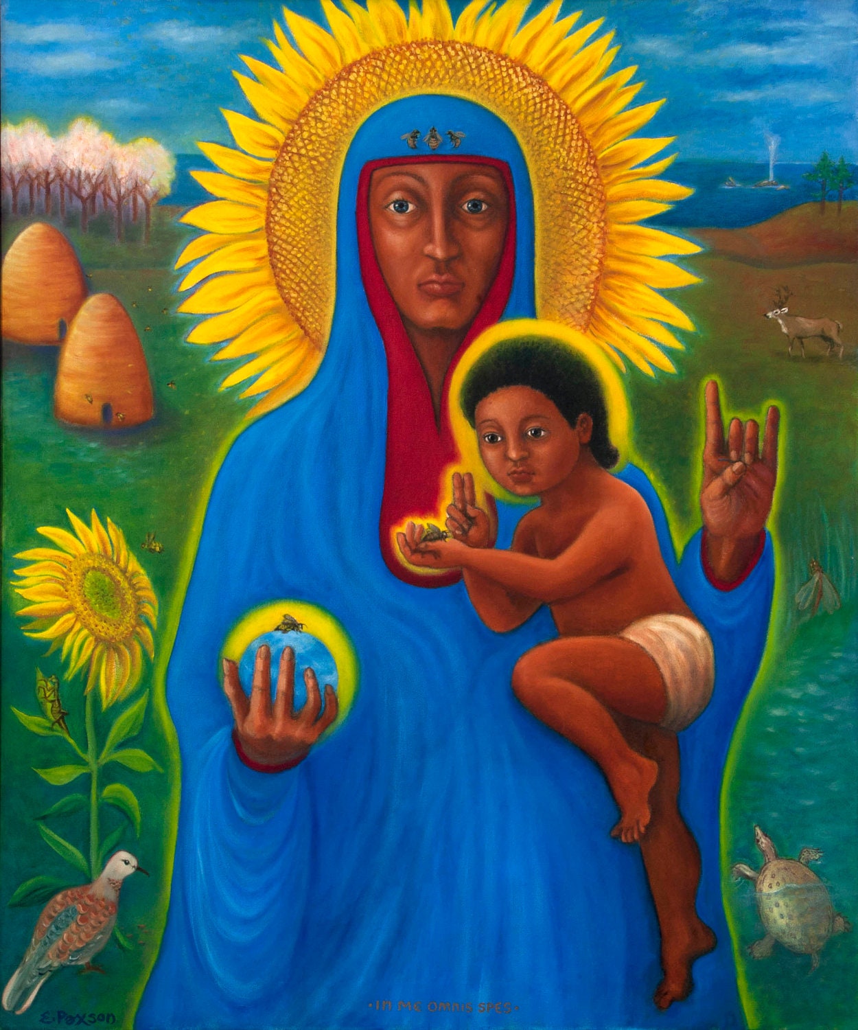 Madonna of the Bees, Fine Giclee Print