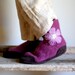 Girls Wool Shoes, Kids Slippers, RESERVED for Janice