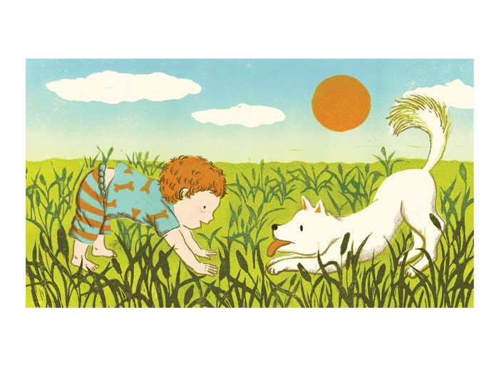 Boy and Dog
