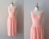 vintage tank dress / 1980s cotton sundress / Road Trip No.1 dress