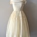 r e s e r v e d...1950s dress / embroidered 50s dress / Quaintrelle dress