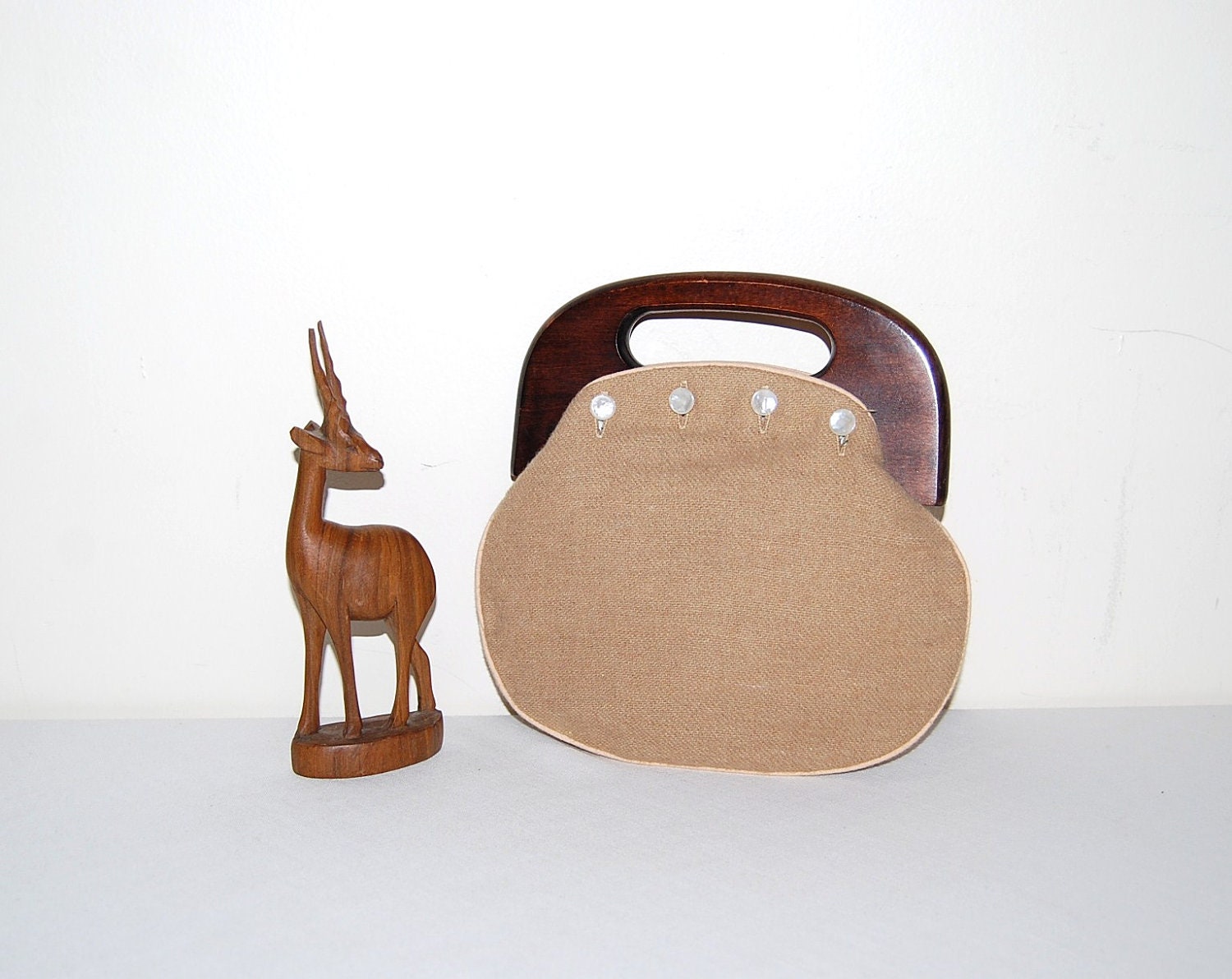 Vintage Khaki Bermuda Bag