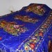 Vintage Bedspread Peacock Retro