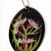 Vintage Purple Scottish Thistle Pendant Necklace