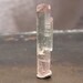 Tourmaline - Green Pink Bi Color Tourmaline - Tourmaline Crystal - Terminated point cap - Bicolor - wire wrap jewelry pendant stone