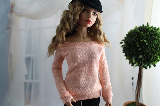 Peach Shirt for MSD BJD, 1/4 Dollfie, Iplehouse JID