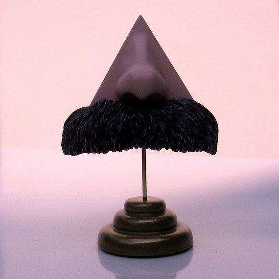 Eyewear Display, Nietzsche Nose Eyeglass stand, men, eyeglasses accessory, unusual, fun, funky