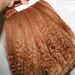 Suri Alpaca 2012 Med Brown 9"-11" Locks 39" L weft Perfect for Doll Wig Making, Reborns, Rooting