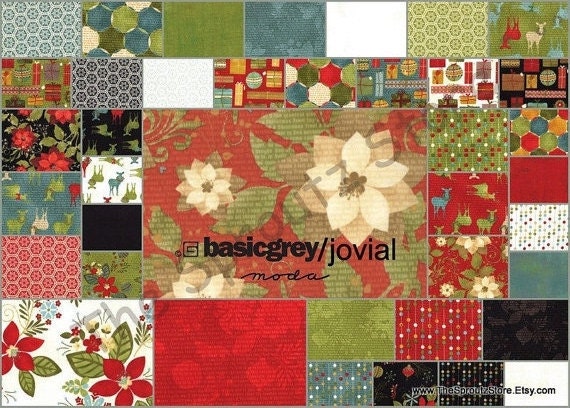 Jovial by Basic Grey for Moda Fabrics - Jelly Roll - SALE