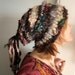 slouchy hat rustic handknit enchanted forest fairy hat - songs from the woods