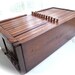 Rustic antique wooden chest/cigar drying box or trunk 1