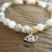 Evil Eye Protection Mala Bracelet - Reiki, Prayer Bead, Healing Bracelet, Yoga, Charm Bracelet, Healing Bracelet, Prayer Bead, Yoga Jewelry