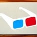 3D Glasses Blank Greeting Card