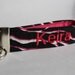 Key Fob/Keychain/Wristlet - Pink Zebra - FREE PERSONALIZATION