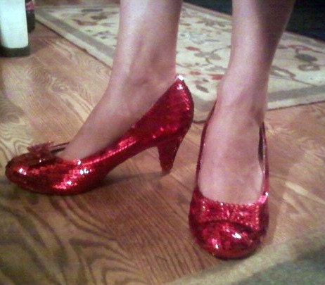 Princess Pumps Red Ruby Slipper Sequin Pump Heels