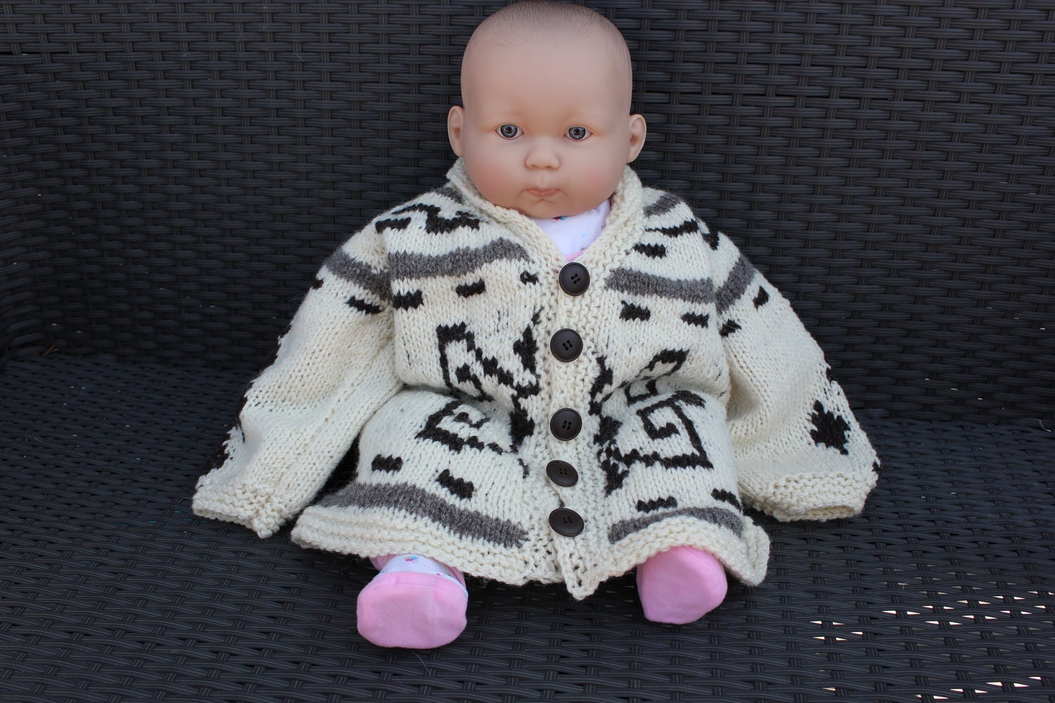 Made to order/ BABY sized The Dude's Sweater/The Big Lebowski The Dude Cardigan