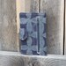 Hand Dyed Hemp Wallet in Black and Gray