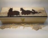 SALE Wood Keepsake Box or Jewelry Box Custom Hand Painted to meet your design needs for your coach, teacher, grandparents, kids