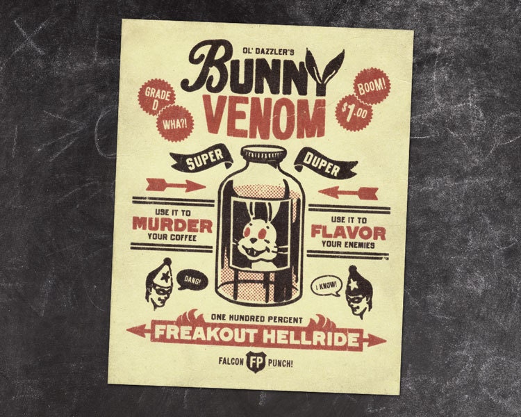 PRINT // Bunny Venom // "Prepocerous"