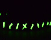 Halloween  Jewelry  Stitch Necklace - Glow in the Dark