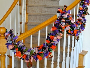 7 feet long Halloween Garland with ornaments