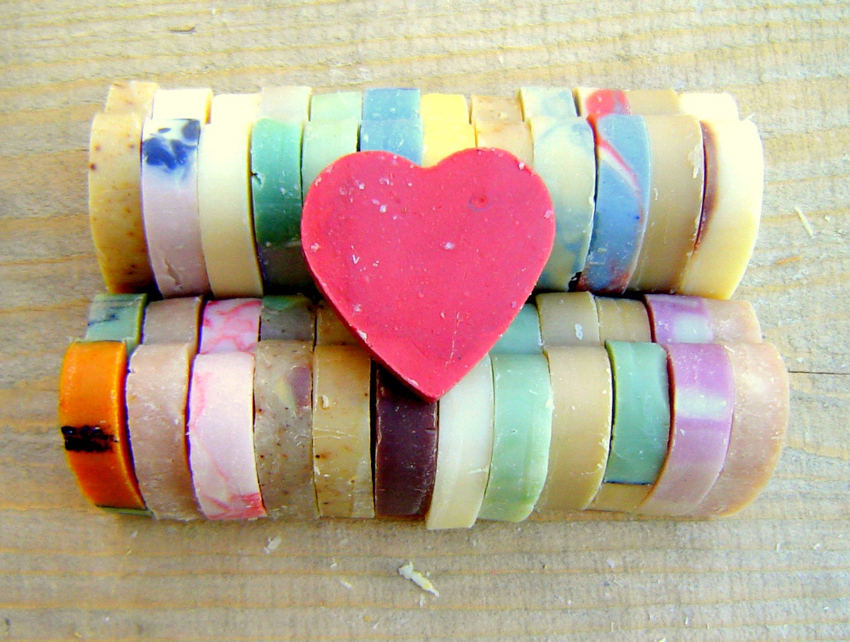 DIY Wedding favors - 50 Heart Shaped Soaps - Bridal Shower Favor