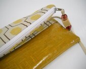 Fold -over clutch -pouch- 8x8 - modern fabric- ref-jo39