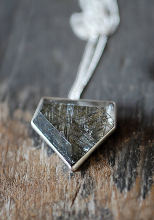 Mossy Needle Pendant