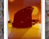 Star Wars Inspired Print (SANDCRAWLER) A3 - 2012