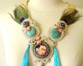 Statement  tribal  necklace , LA Casa Azul de Frida , Statement Necklace